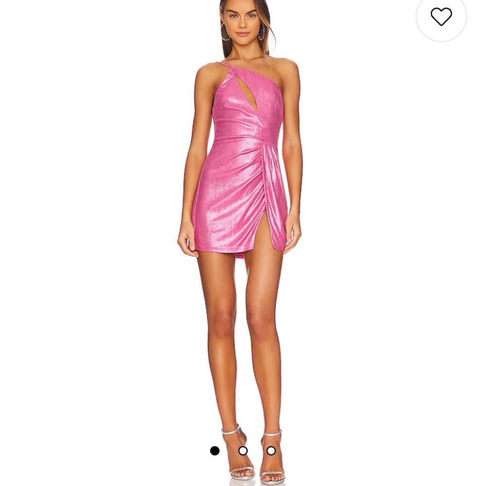 Claudette Cut Out Dress in Pink